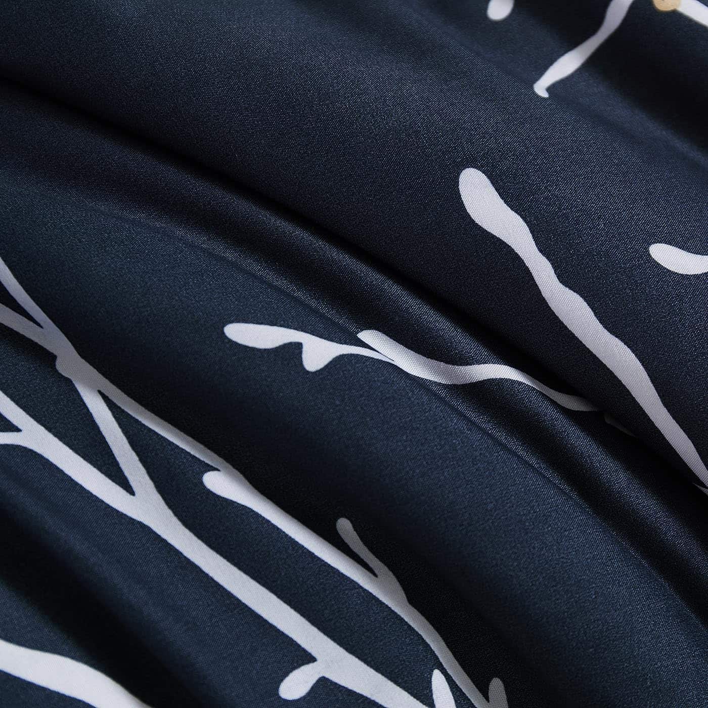 Juego de Edredón Reversible Tamaño King -Azul y Beige - Imagen 6