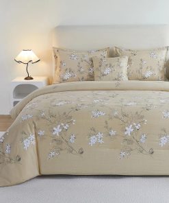 Juego de Edredón Suave Tamaño King YEPINS, Conjunto de