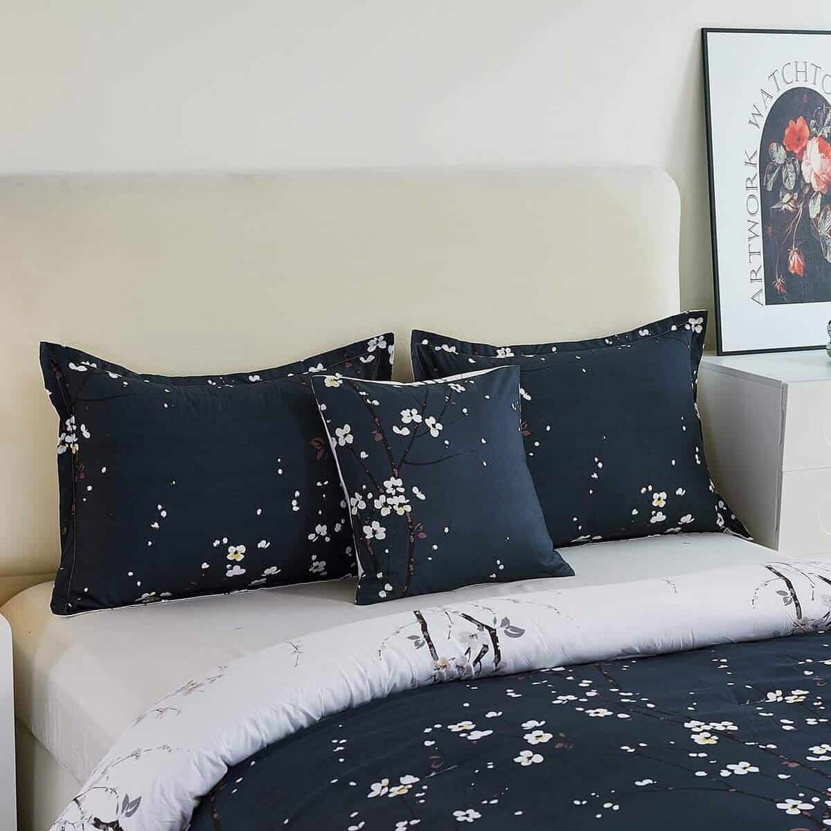 Juego de Edredón Reversible Tamaño Queen YEPINS, Conjunto - Imagen 4