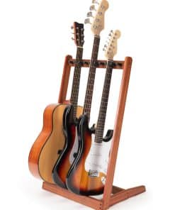 Soporte múltiple para guitarras Musbeat, soporte de madera