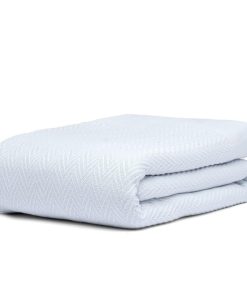 Cobertor de Herringbone de algodón 100%, 90"X90" Queen,