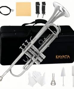 Trompeta de oro cobre KAYATA con tubo de plomo de cobre