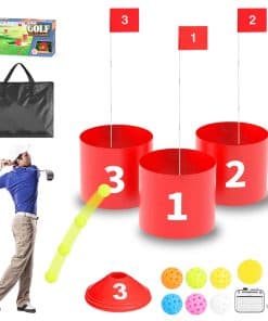 Juego de Golf de 3 Hoyos, Juego de Golf de Patio Exterior