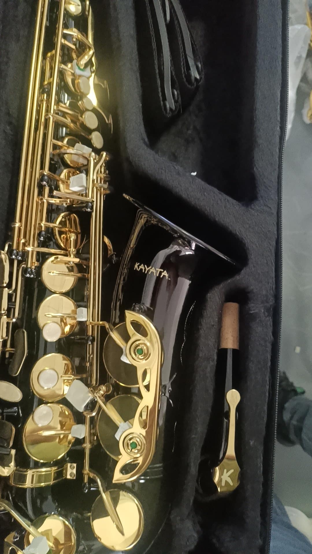 Saxofón Eb Alto KAYATA con Llave F#, Estuche de Lona, - Imagen 8