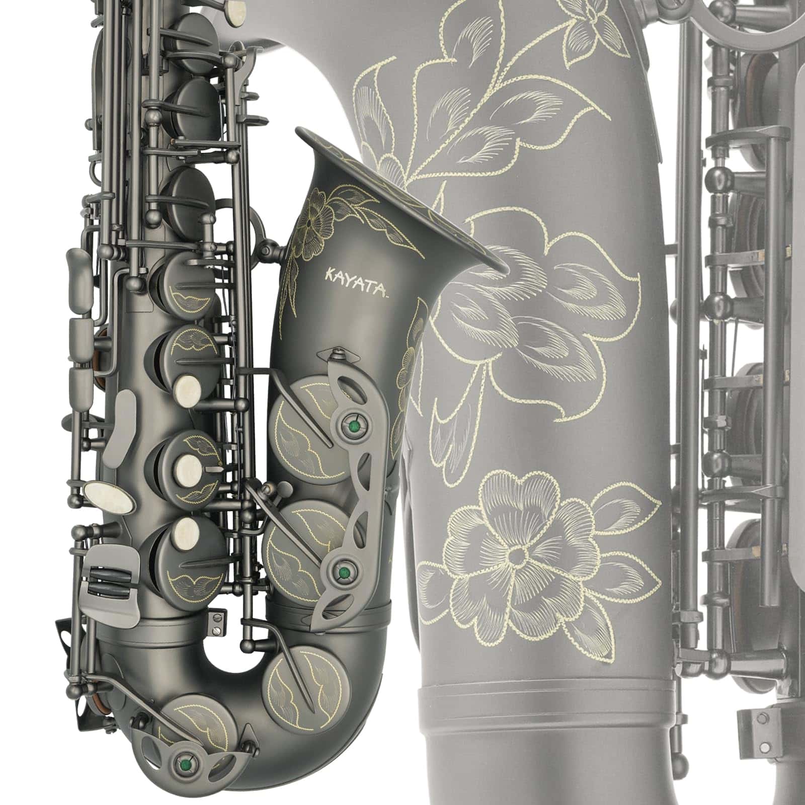 Saxofón Alto KAYATA con Llave F#, Estuche de Tela, Guantes, - Imagen 5