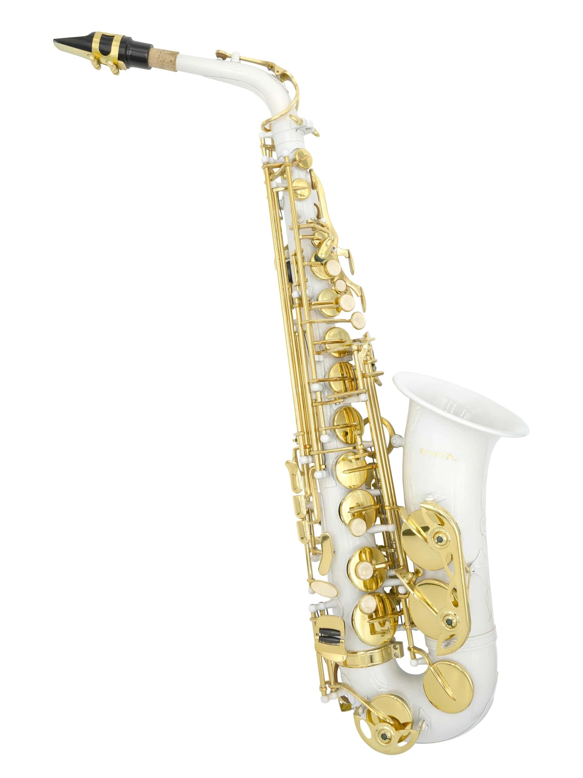 Saxofón Alto KAYATA con Tecla F#, Estuche de Lona, Guantes, - Imagen 5