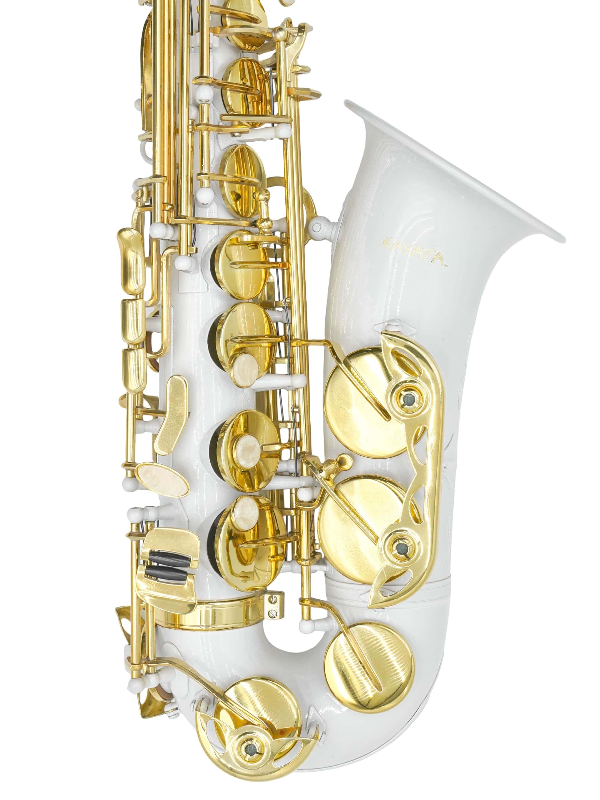 Saxofón Alto KAYATA con Tecla F#, Estuche de Lona, Guantes, - Imagen 7