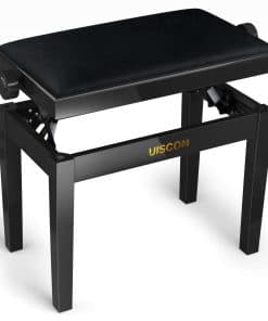 Banqueta de Piano Ajustable UISCOM - Banqueta de Madera