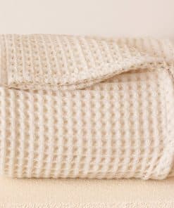 Viva Maison - Manta de Waffle Tamaño Twin Queen -Natural