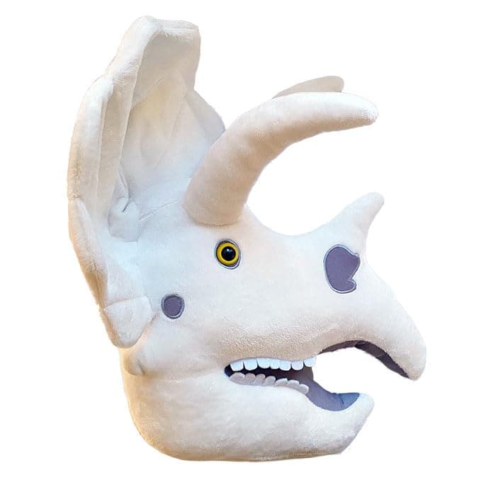 Fuzzy Fossils Gigantic 15" Triceratops Peluche, Peluche de