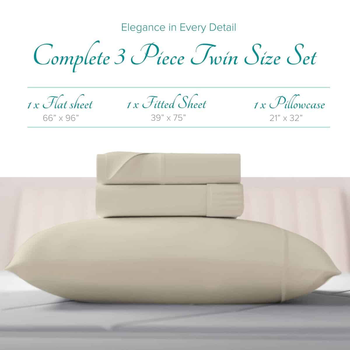 Juego de sábanas de lino de lujo en algodón egipcio - Imagen 4