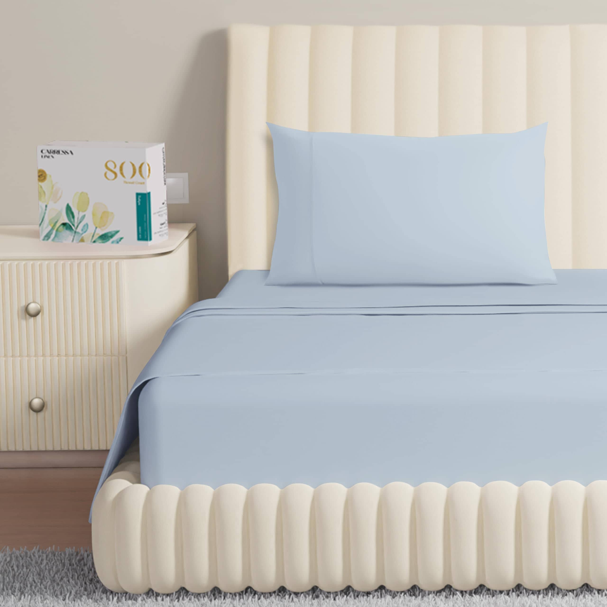 Juego de Sábanas de 100% Algodón Egipcio Carressa Linen