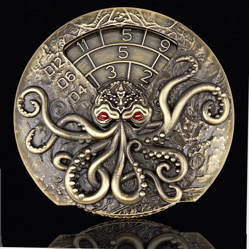 Juego de Dados DND Unicos 7-en-1 con Rotación, Set de Dados