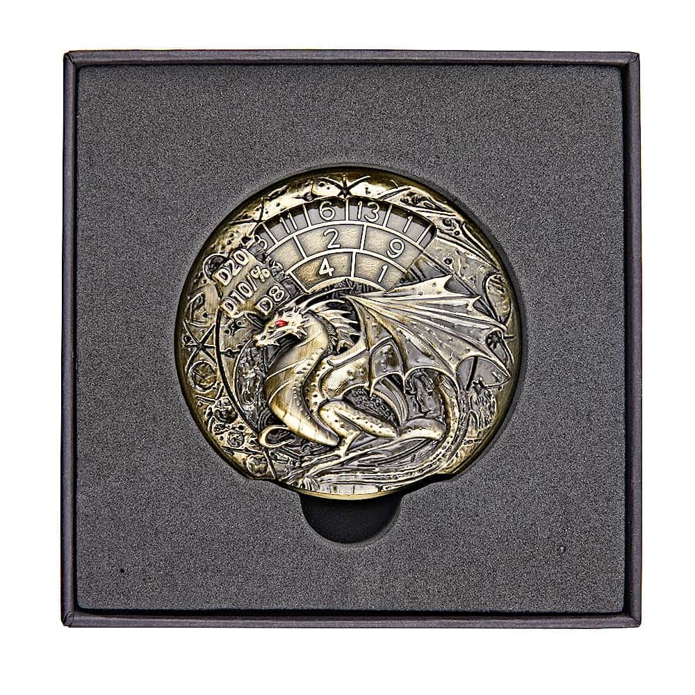 Juego de Dados DND Unicos 7-en-1 con Rotación, Set de Dados - Imagen 7