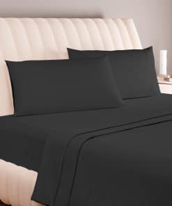 Juego de Sábanas de Algodón Egipcio Carressa Twin - Twin de