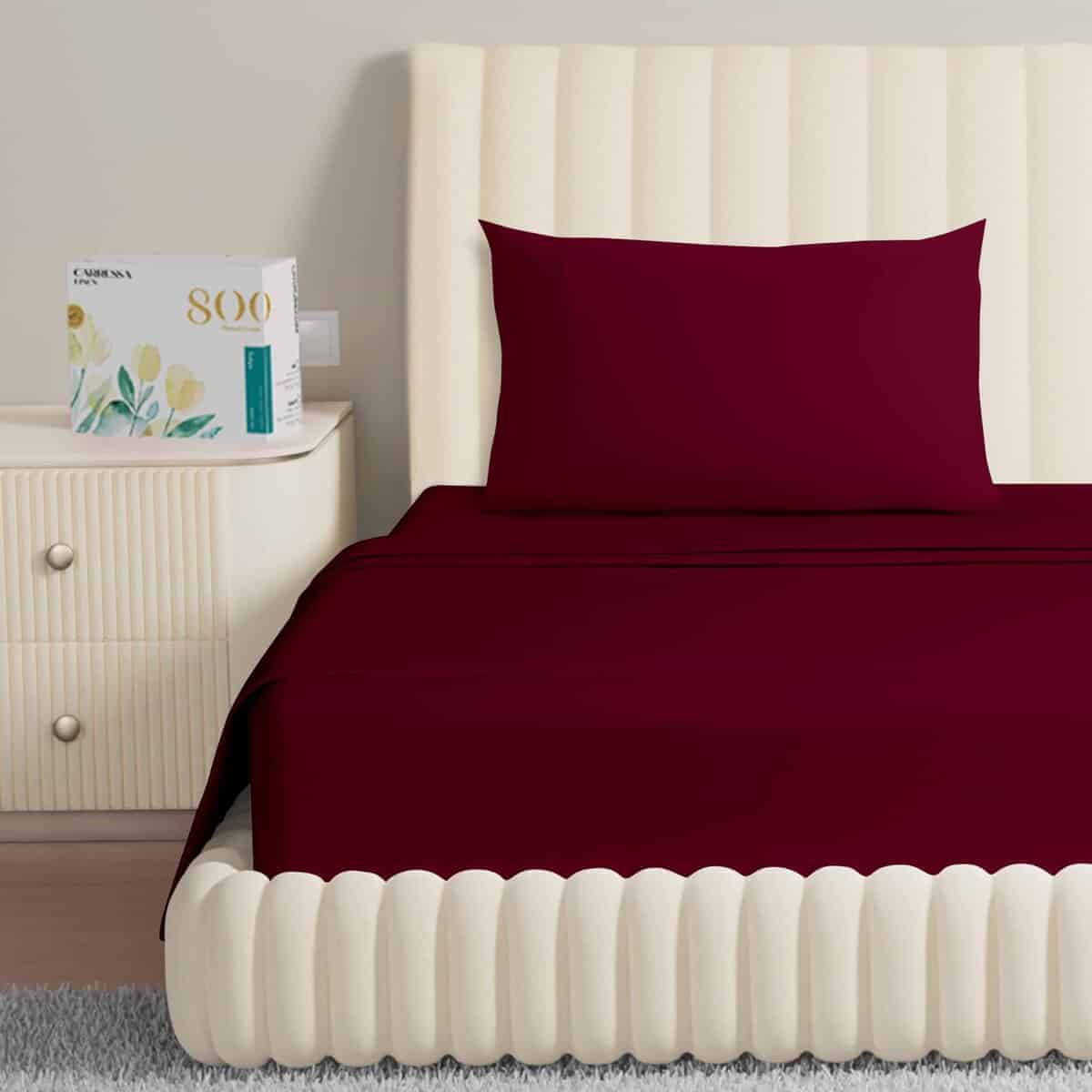 Juego de Sábanas 100% Algodón Egipcio Carressa Linen para