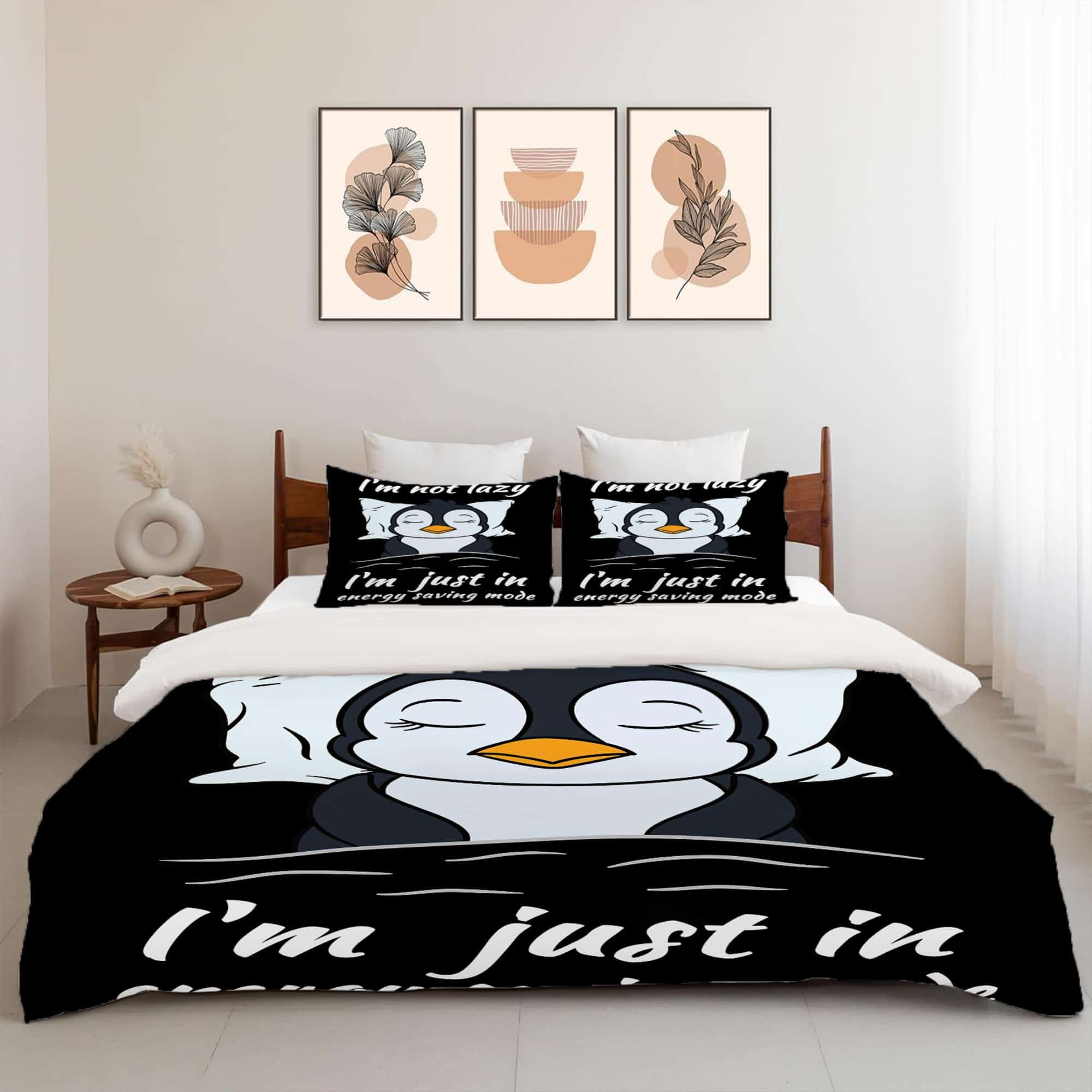 Set de Ropa de Cama de Pingüino, Funda de Edredón de - Imagen 3
