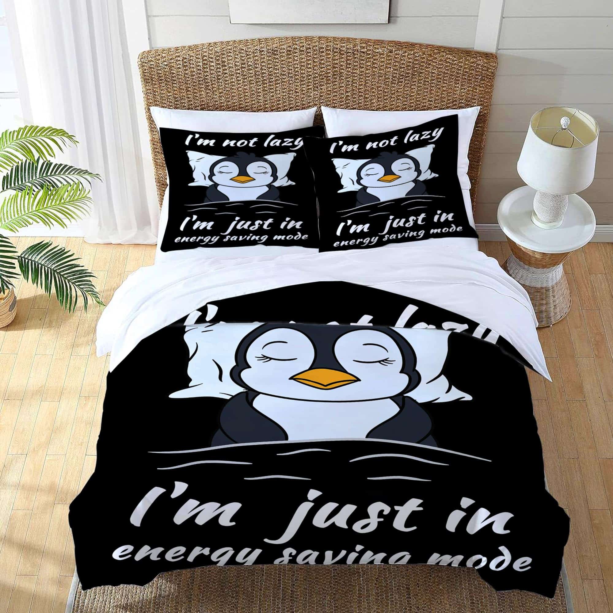 Set de Ropa de Cama de Pingüino, Funda de Edredón de - Imagen 5