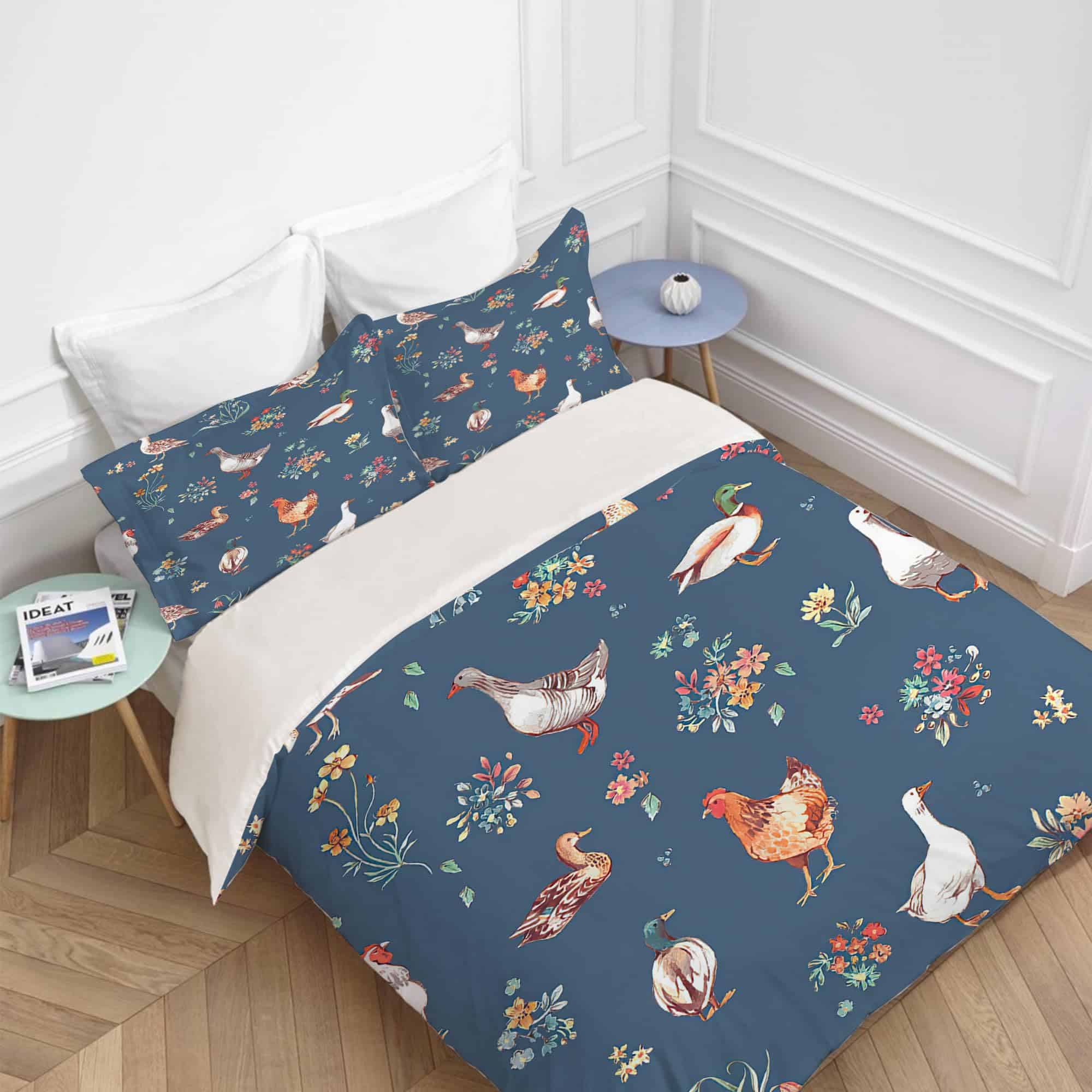 Juego de Ropa de Cama de Granja de País Cubierta de Edredón - Imagen 6