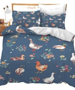 Set de Ropa de Cama Country Farm con Funda de Edredón de