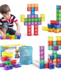 48PCS Bloques Magnéticos - Bloques de Construcción de 1.38