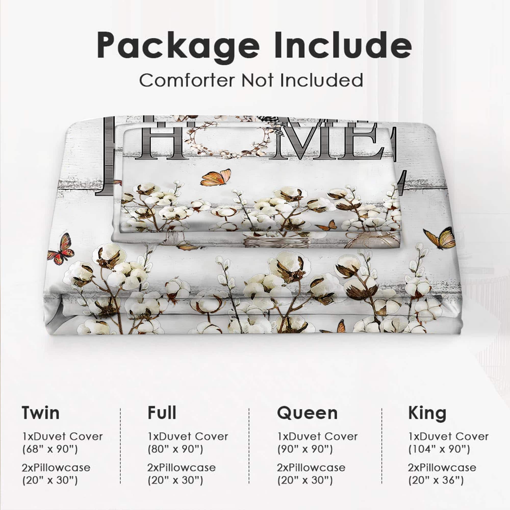 Juego de Ropa de Cama de Algodón Floral para Granja Hogar - Imagen 6