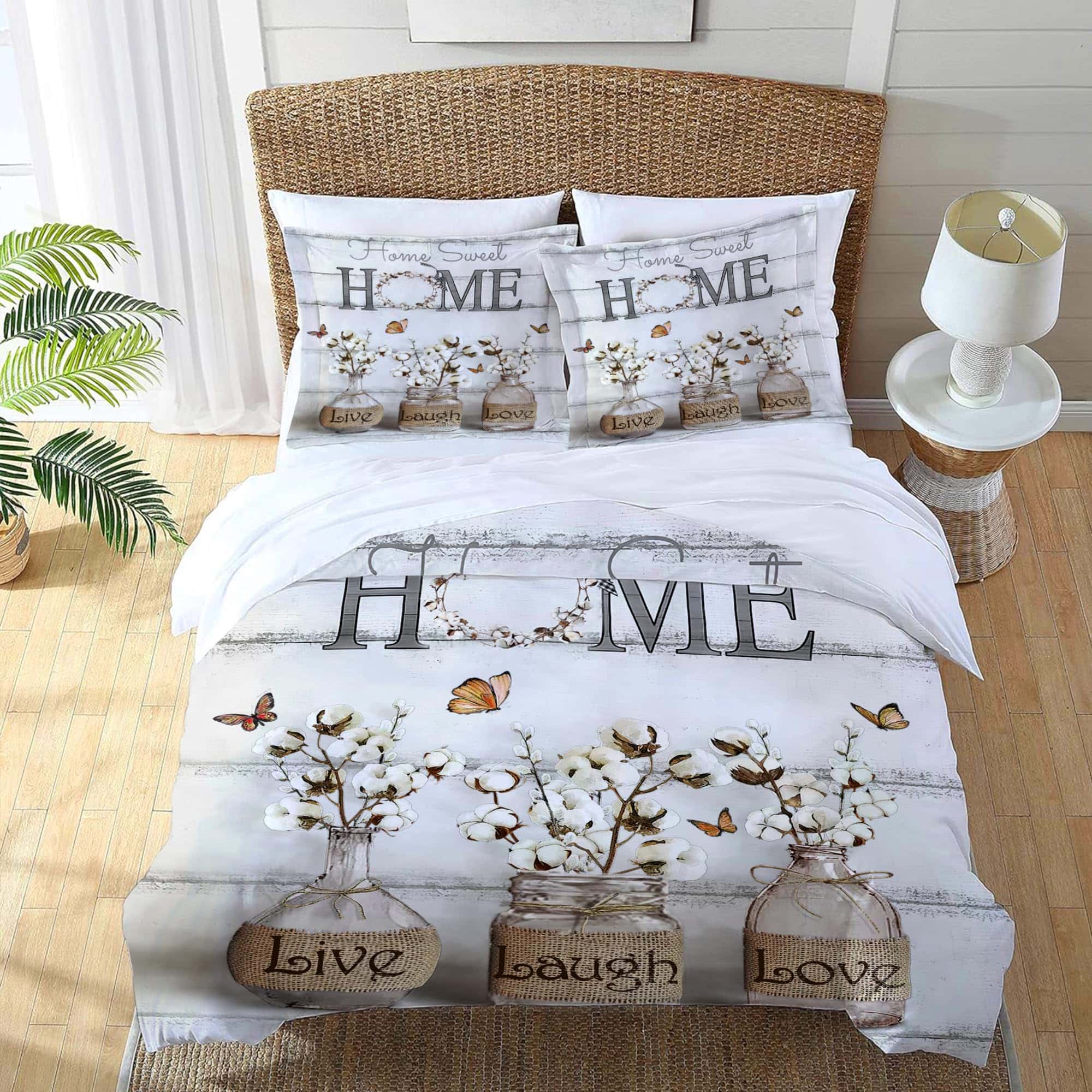 Juego de Ropa de Cama de Algodón Floral para Granja Hogar - Imagen 5