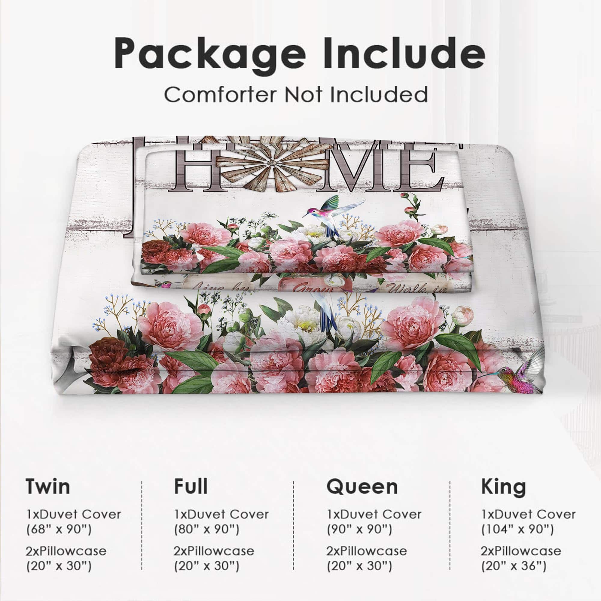 Juego de Ropa de Cama para Cama de Rosa - Funda de Edredón - Imagen 6