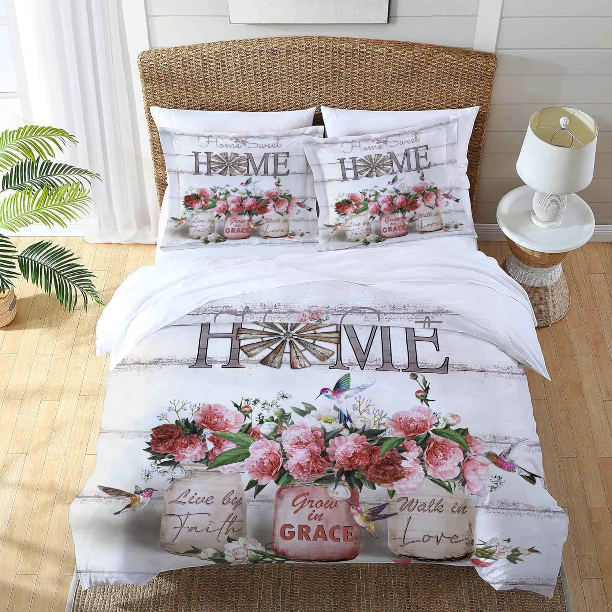 Juego de Ropa de Cama para Cama de Rosa - Funda de Edredón - Imagen 5