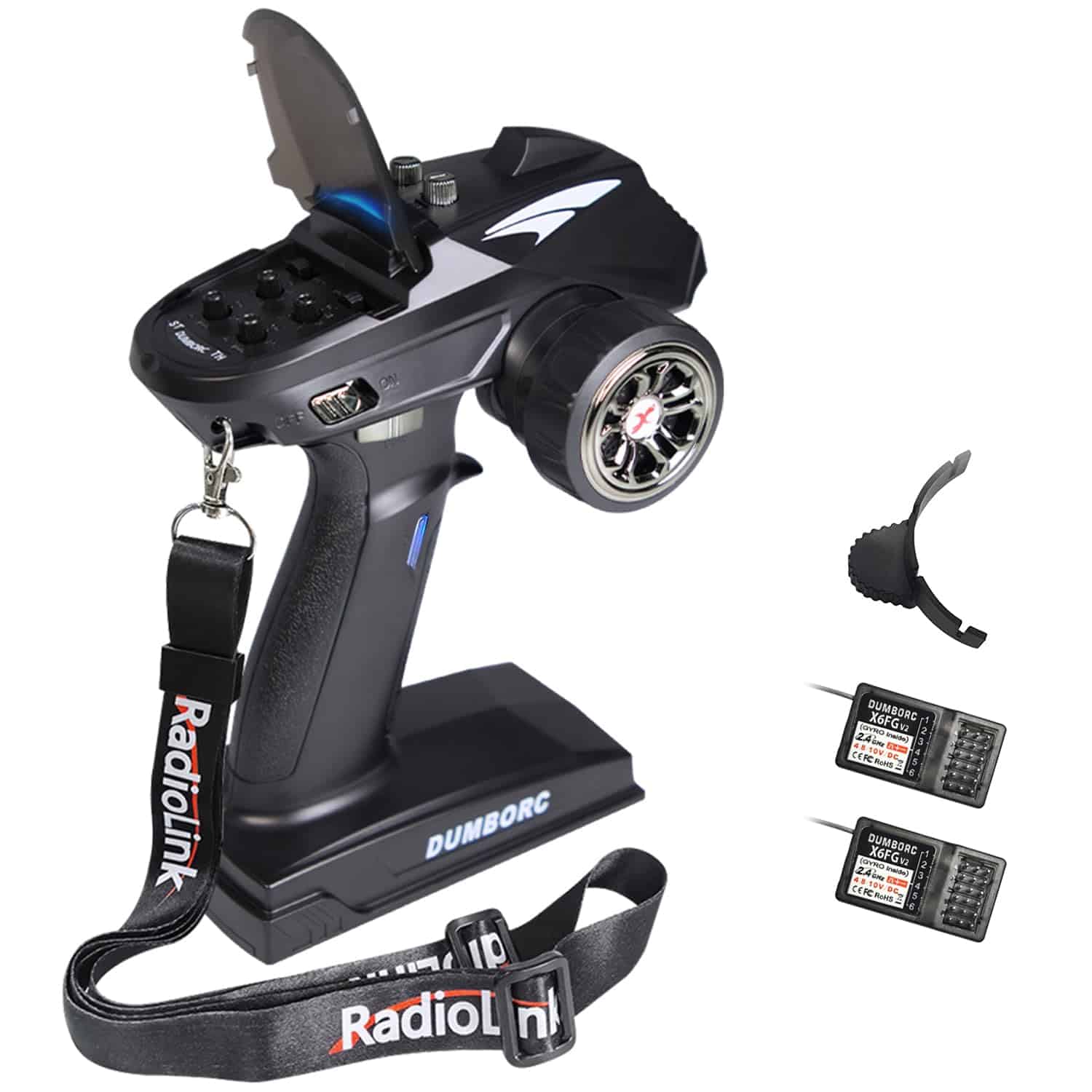 Control Remoto y Receptor de Radio RC DUMBORC X6 X6FG con