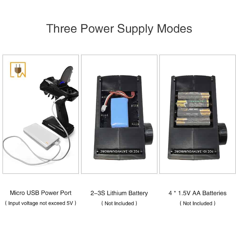 Control Remoto y Receptor de Radio RC DUMBORC X6 X6FG con - Imagen 8