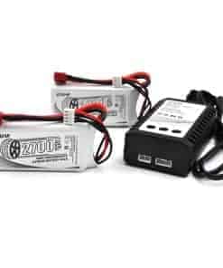 (Paquete de 2) 11.1V 2700mAh 25C Batería Lipo con Conector