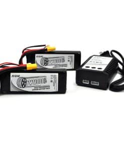 (Paquete de 2) elxjarpower 11.1V 2200mAh 35C Batería