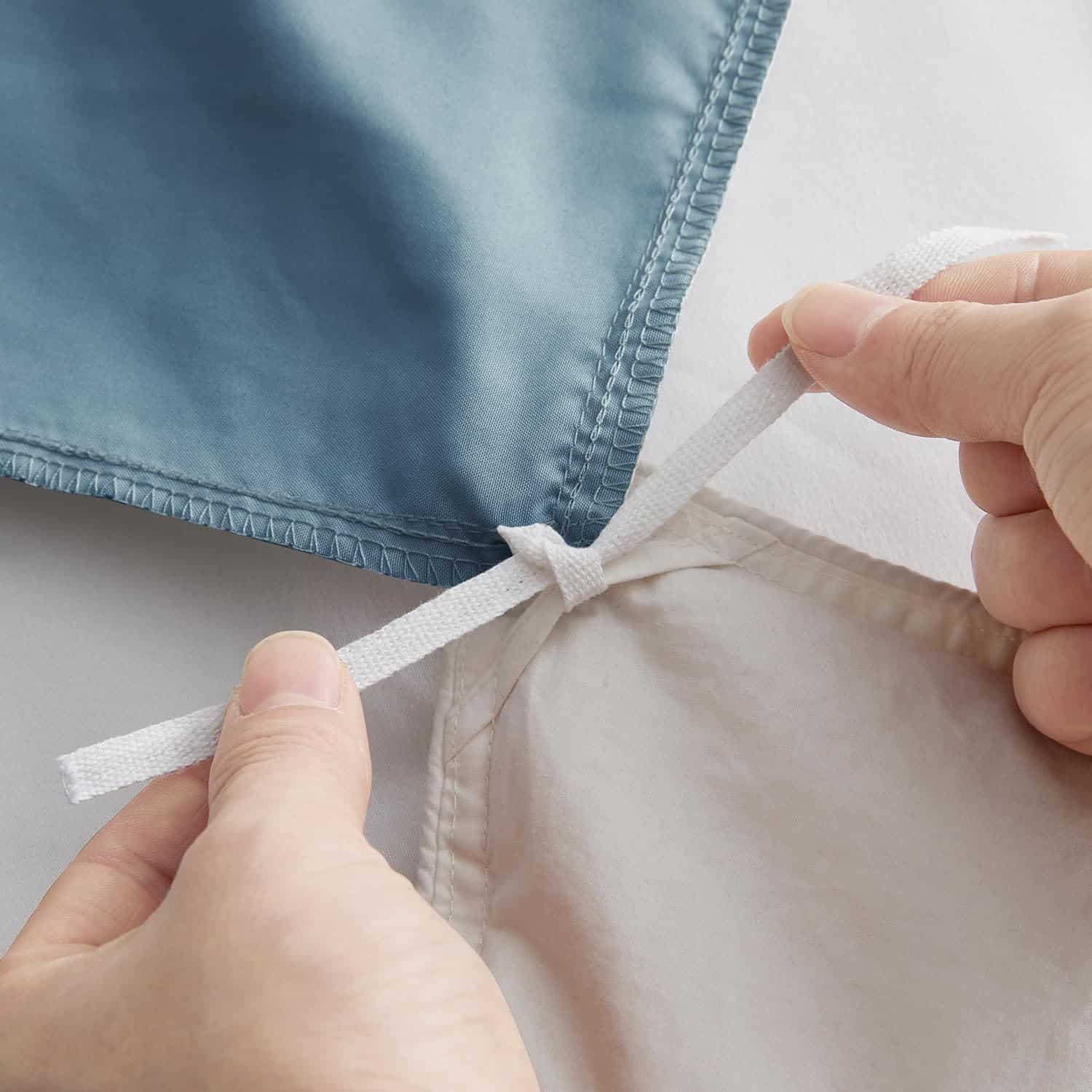 Juego de Funda de Edredón tamaño Full Nestl Stone Blue - - Imagen 8