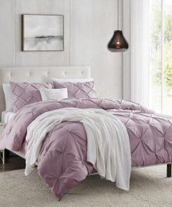 Juego de Funda de Edredón California King Nestl Púrpura -