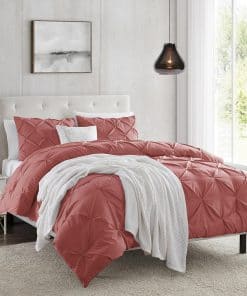 Duvet Cover Queen Size de Arcilla Rosa Nestl - Juego de