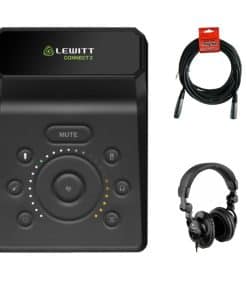 Interface de Audio USB-C Lewitt CONNECT 2 con Bundt de