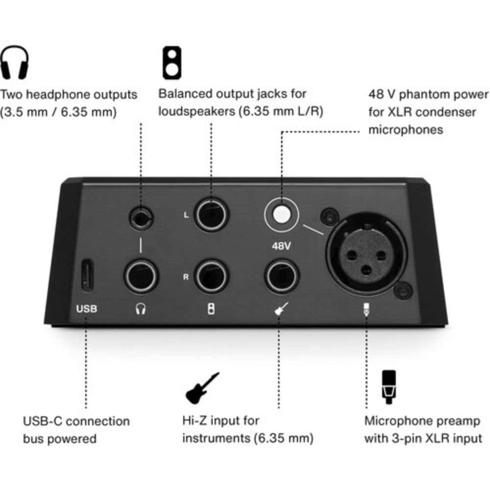 Interface de Audio USB-C Lewitt CONNECT 2 con Bundt de - Imagen 8