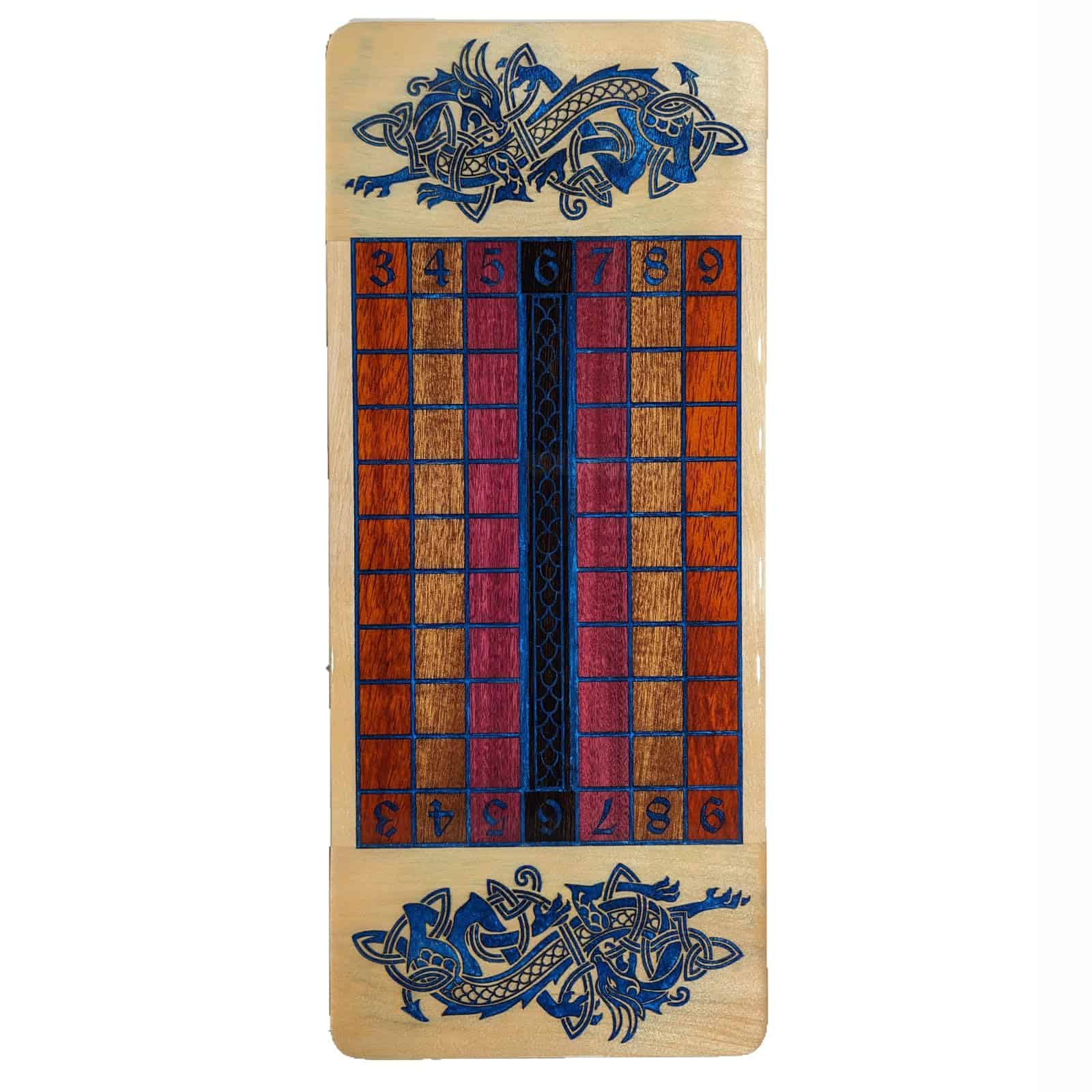 Sage Stones | Tablero de Juego de Madera Maciza con