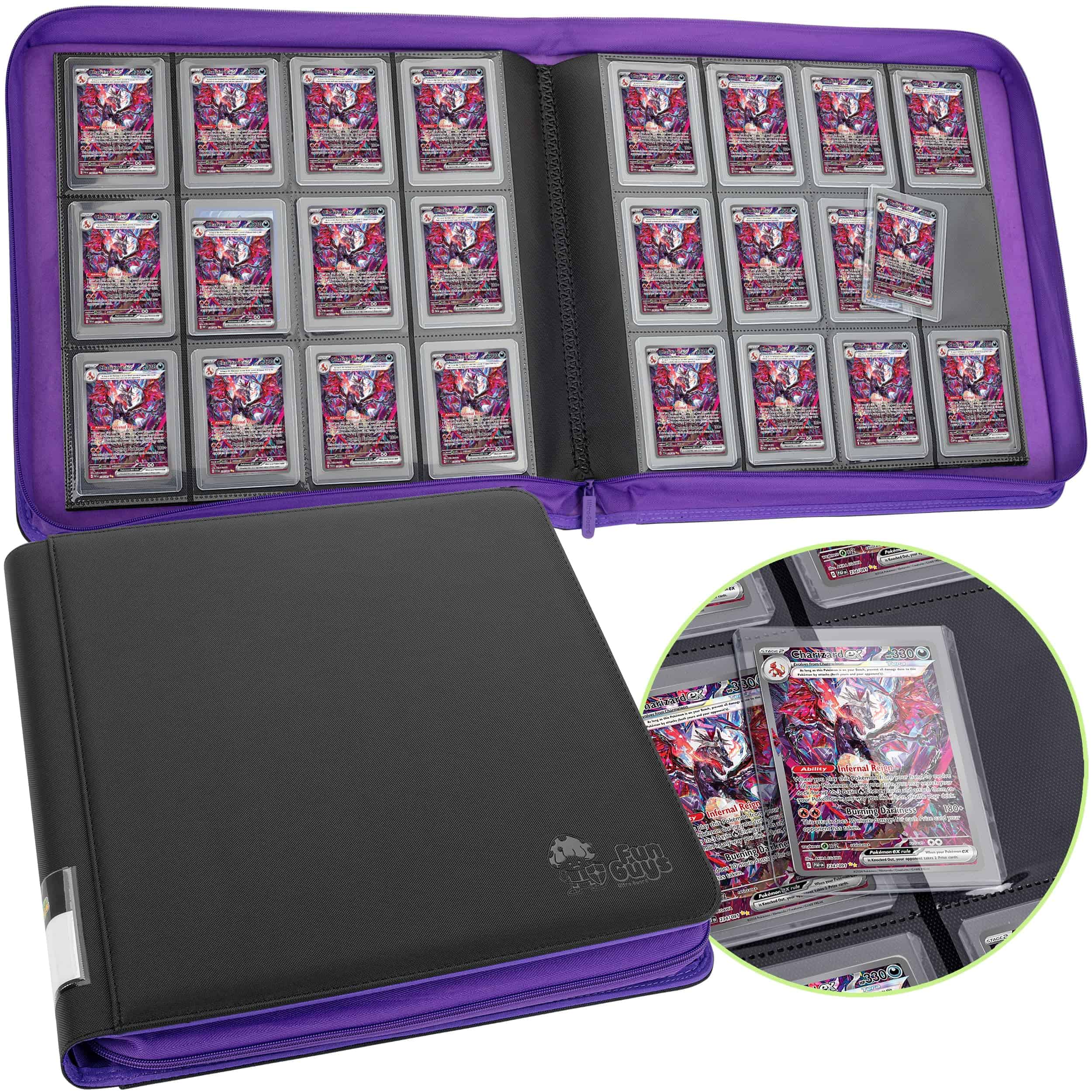 Carpeta de Carga Superior FunGuys, Carpeta de -Negro y Morad