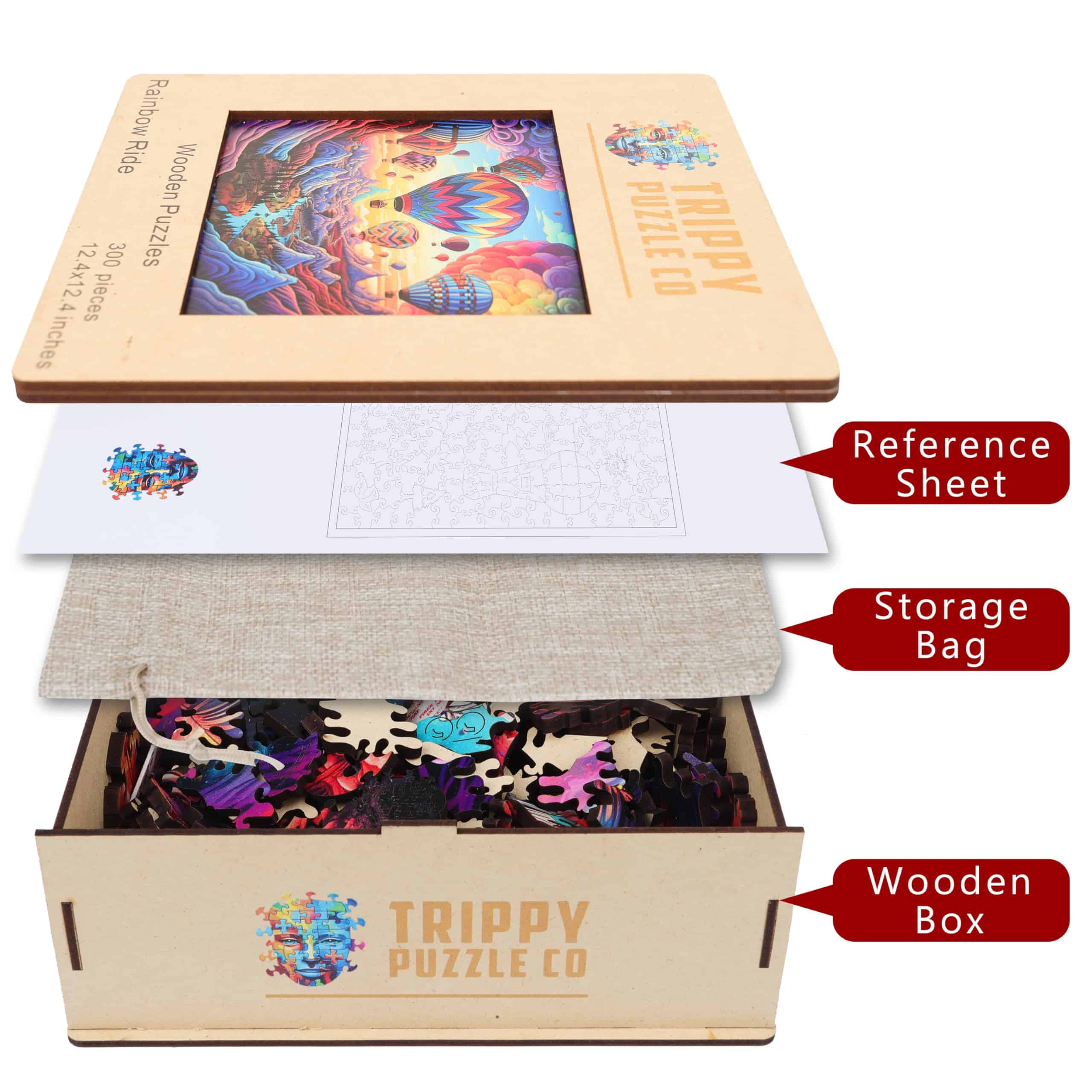 Rompecabezas de Madera Trippy Puzzle Co -bow Ride) - Imagen 5