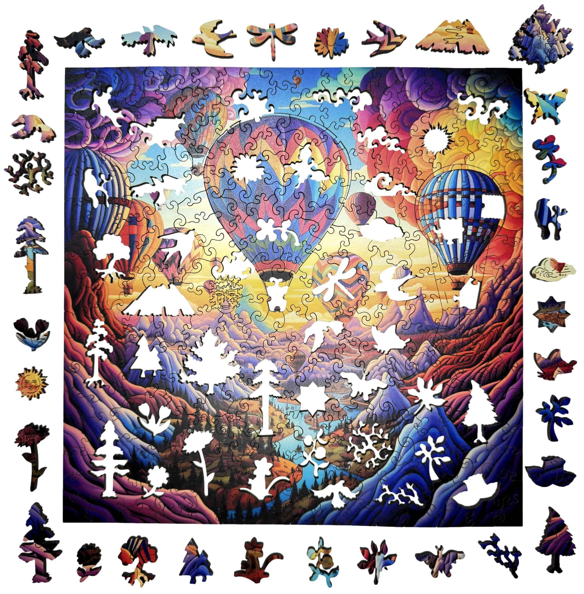 Rompecabezas de Madera Trippy Puzzle Co -bow Ride) - Imagen 3