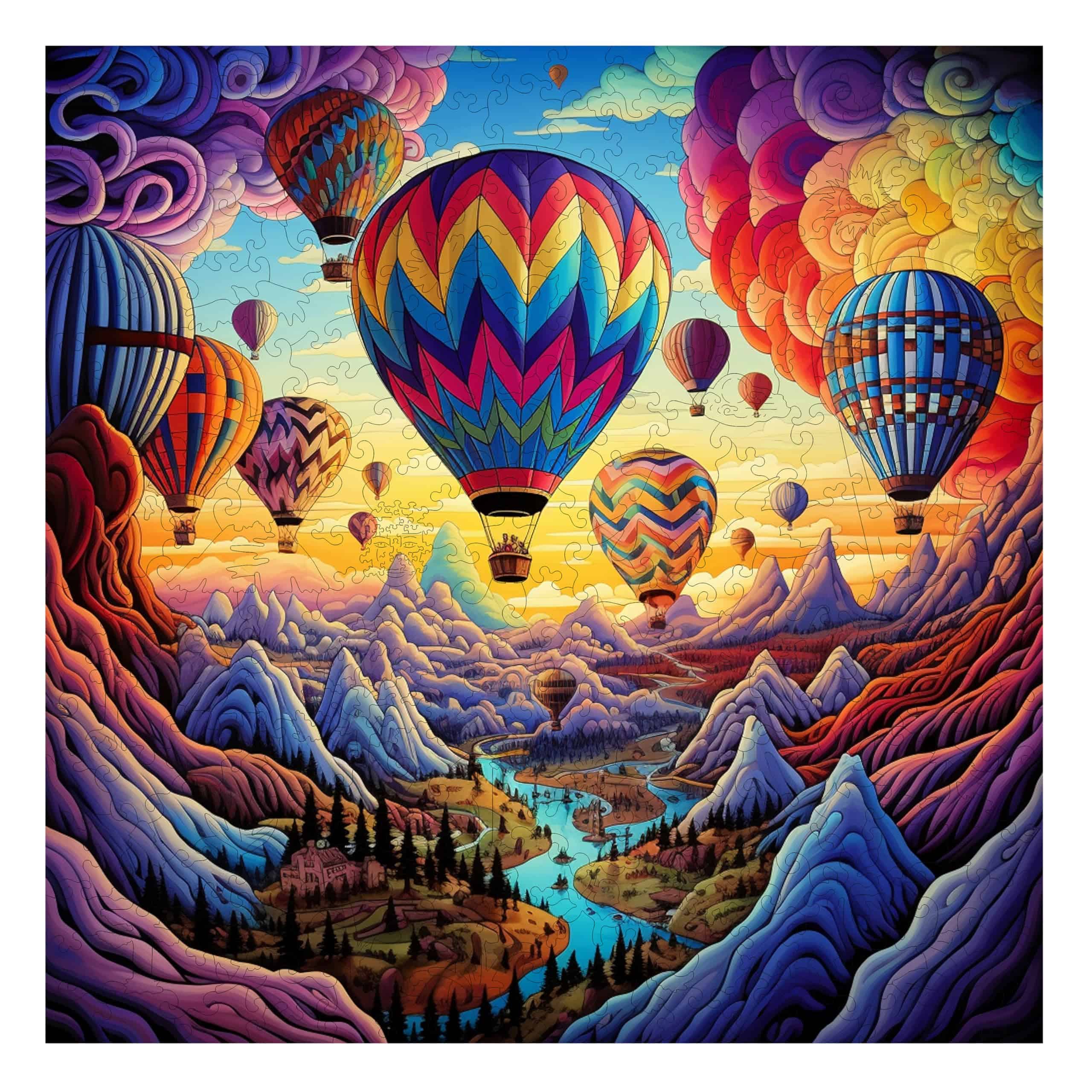 Rompecabezas de Madera Trippy Puzzle Co -bow Ride)