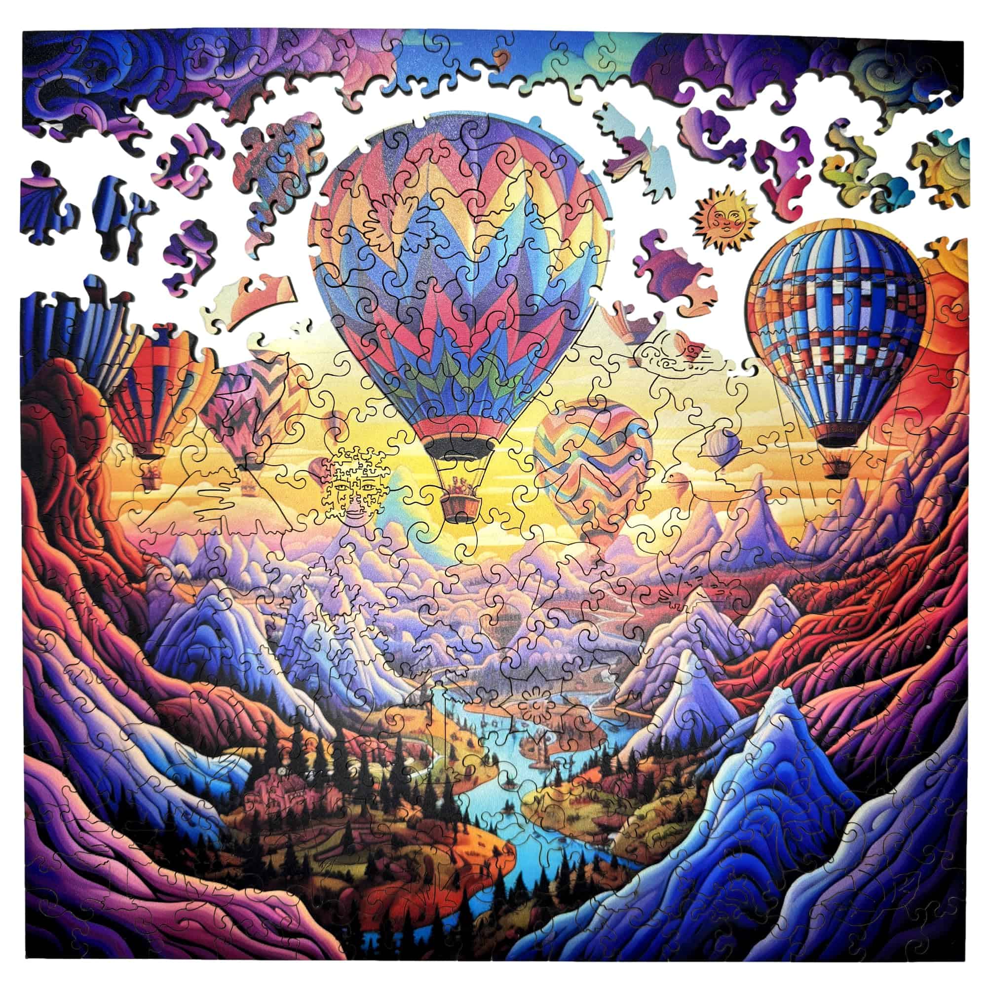 Rompecabezas de Madera Trippy Puzzle Co -bow Ride) - Imagen 4