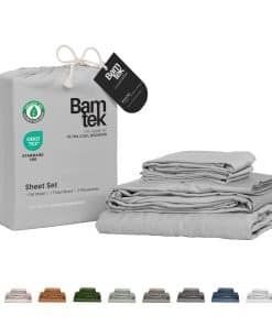 Juego de sábanas Bamboo 100% viscosa de Bambú California