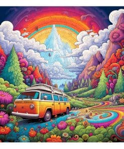 Rompecabezas de Madera Trippy Puzzle Co -utopista)