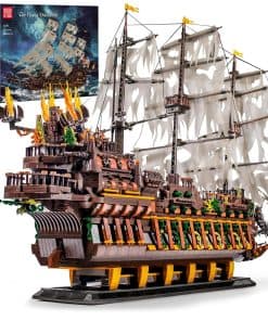 Kit de Bloques de Construcción de Modelo de Barco Pirata