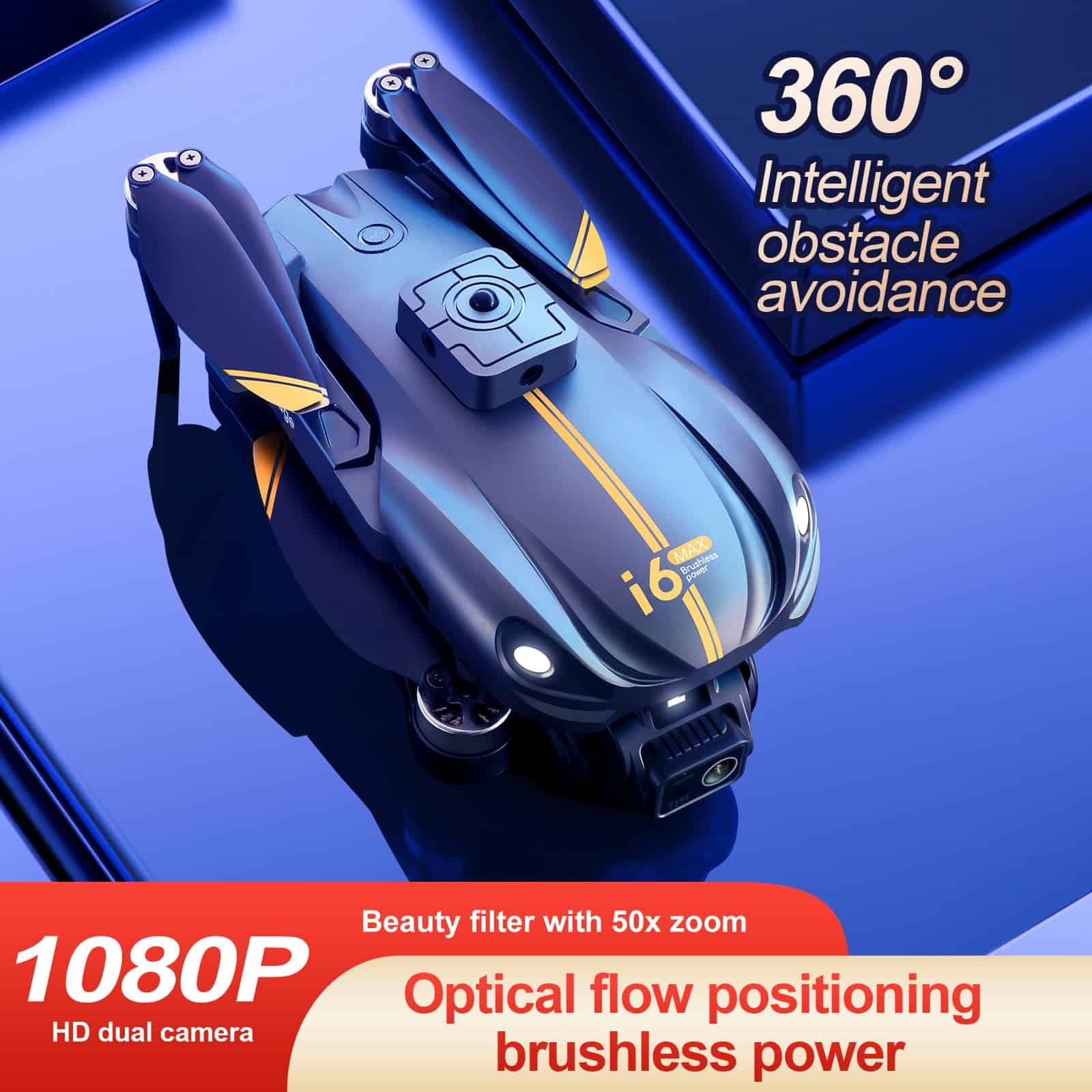 Drone con Cámara 1080P HD, Drone de Cámara FPV para Niños, - Imagen 3