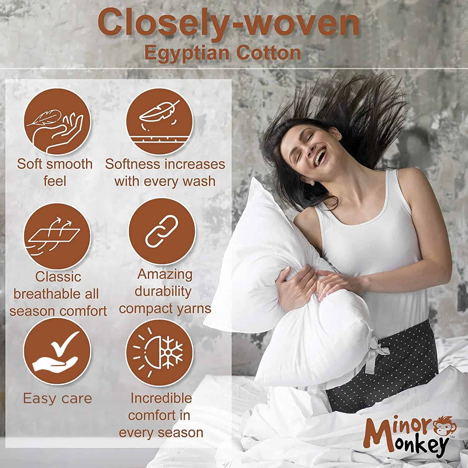 Juego de Funda de Edredón Premium Minor Monkey de 3 Piezas - Imagen 7