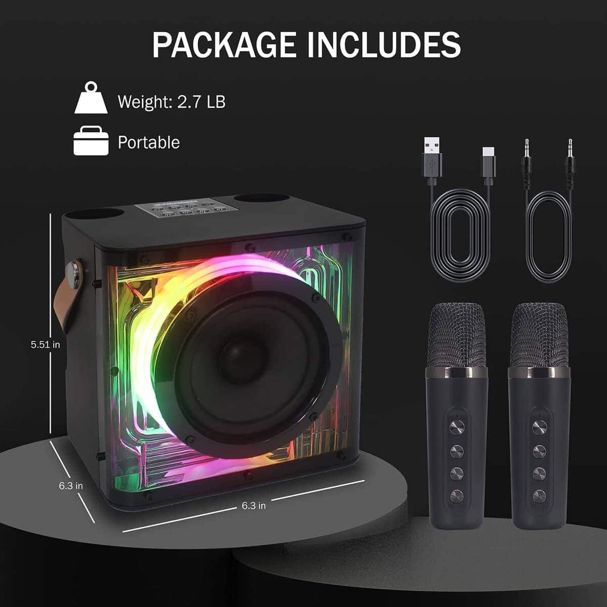 Sistema de Karaoke Portátil Magnavox MHT777 con 2 - Imagen 9